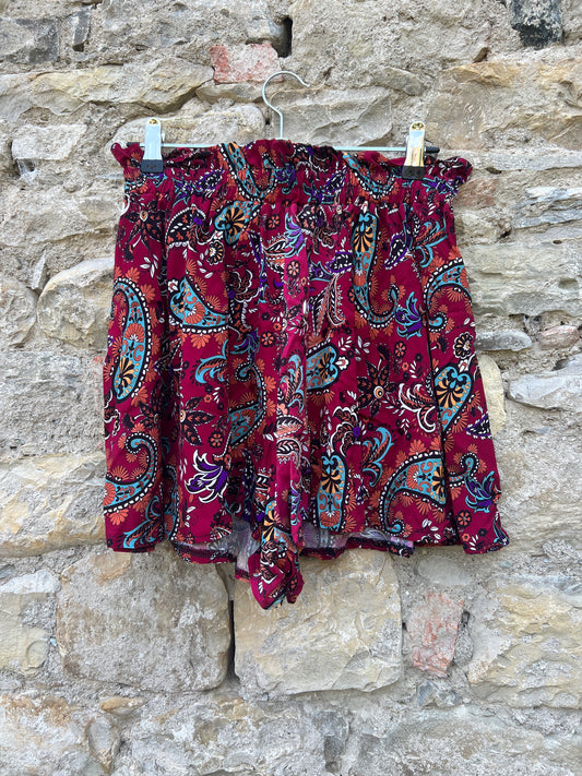 Gonna Pantaloncini paisley