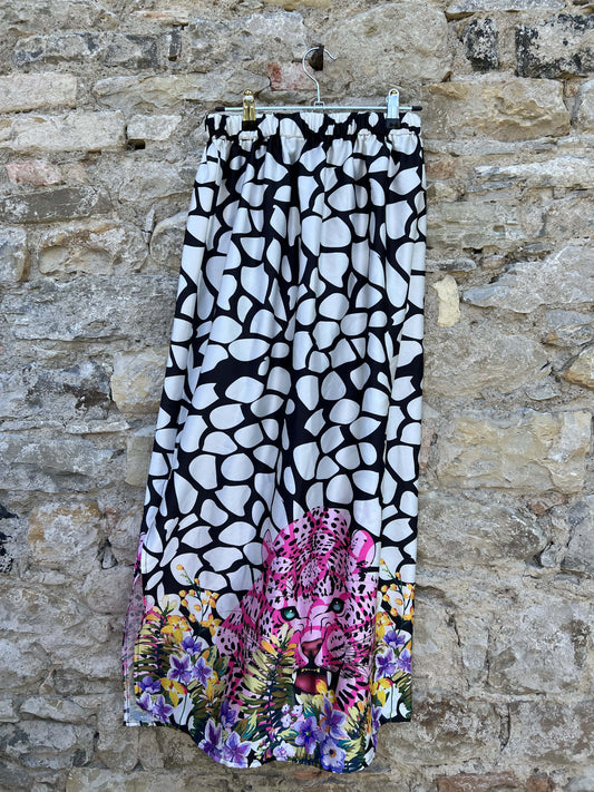 Gonna lunga fantasia animalier